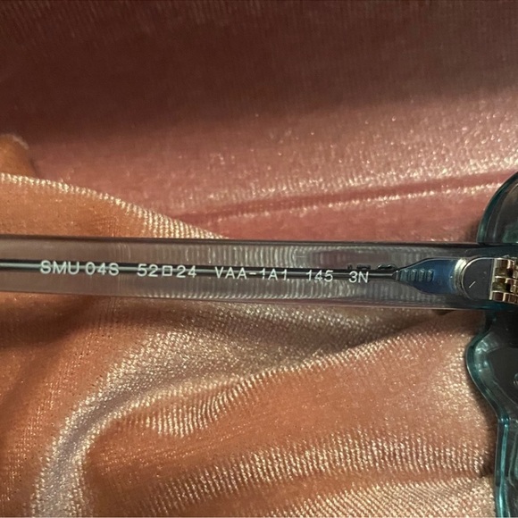 Miu Miu Sunglasses Blue/Black (bling, jewels, crystal embellished) - Picture 6 of 6